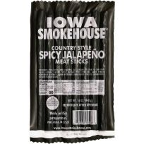 IOWA SMOKEHOUSE® Meat Sticks Spicy Jalapeno, IS-16MSSP, 16 OZ