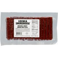 IOWA SMOKEHOUSE® Smoked Beef Sticks Cheesy Original, IS-SBS27CO, 27 OZ