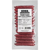 IOWA SMOKEHOUSE® Beef Stick Stubbies Teriyaki, IS-8BSTT, 8 OZ