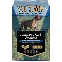 VICTOR® Sensitive Skin & Stomach, Beef Meal & Brown Rice Recipe, 013-082-15, 30 LB Bag