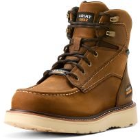 Ariat® Men's REBAR WEDGE MOC TOE 6 IN WATERPROOF WORK BOOT
