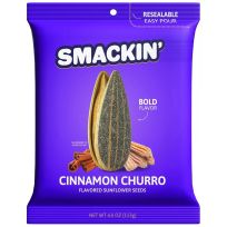 SMACKIN' Sunflower Seeds, Cinnamon Churro, 86101, 4 OZ
