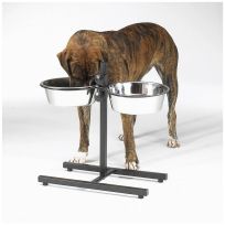 ProSelect Adjustable Standing Pet Bowls, ZW055 98 17, 5 Quart