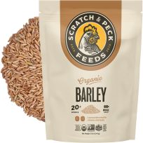 Scratch And Peck Organic Barley, 011855, 10 LB Bag