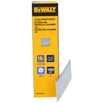 DEWALT 18 Gauge Brad Nails, 1,000-Pack, DBN18125-1, 1-1/4 IN