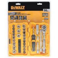 DEWALT Drive Mechanics Tool Set, 50-Piece, DWMT45423, 3/8 IN