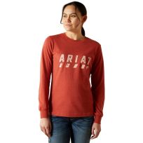 Ariat® Women's REBAR™ COTTON STRONG LOGO LONG SLEEVE T-SHIRT