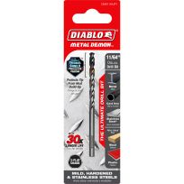 DIABLO® Metal Demon™ Drill Bit, DMD1164JP1, 11/64 IN