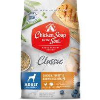 Chicken Soup For The Soul Classic Dry Dog Food, Chicken, Turkey & Brown Rice Recipe, 441-346-15, 16.2 LB Bag