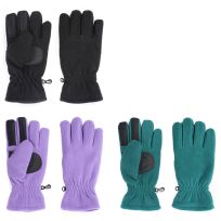 Igloos Built Waterproof 3M C40 Insulated Microfleece Touch Gloves, A01-LG000, Assorted, S - XL