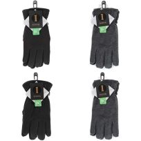 Igloos Built Waterproof 3M C40 Insulated Microfleece Touch Glove, A01-MG001, Assorted, S - XL