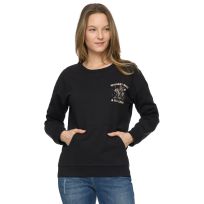 Threadgrit™ Women's “WHISKEY BENT & HELLBOUND” PULLOVER GRAPHIC SWEATSHIRT