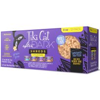 Tiki Cat® After Dark Shreds Whole Foods Wet Cat Food Variety Pack, 12-Count, 11176, 3 OZ Can