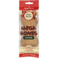 Darford™ Mega Bone Junior, Bacon, 534-250-15, 3.5 OZ Bag