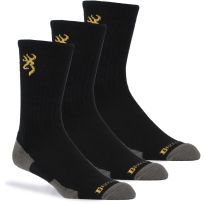 Browning Everyday Lightweight Buckmark Socks, 3-Pack