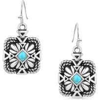 Montana Silversmiths Desert Sage Earrings, ER6116