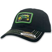 John Deere Toddler Twill Kids Cap, J57F-02Y6-JDR-9PS, Black, One Size Fits Most