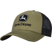 John Deere Olive Mesh Cap, J14A-02WV-JDR-F30, Olive, One Size Fits Most