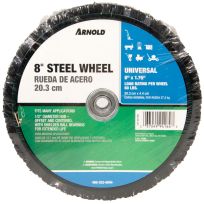 ARNOLD® Universal Steel Wheel, 490-322-0004/875B, 8 IN x 1.75 IN