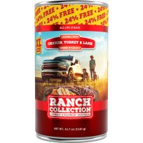 RANCH COLLECTION Complete & Balanced Wet Dog Food, Chicken, Turkey & Lamb, RC7428, 43.75 OZ Can