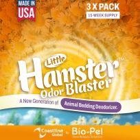 Little Saver Little Hamster Odor Blaster Animal Bedding Deodorizer, Lavender & Chamomile, 3-Pack, LS3307