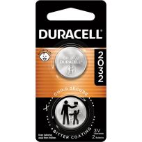 Duracell 3V Lithium Coin Batteries, 2-Pack, DL2032B2PK, 2032