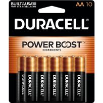 Duracell Coppertop Alkaline Batteries, 10-Pack, 10010616, AA