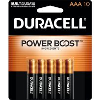 Duracell Coppertop Alkaline Batteries, 10-Pack, 10010619, AAA
