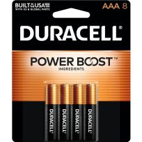 Duracell Coppertop Alkaline Batteries, 8-Pack, 41333042619, AAA