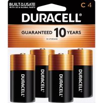 Duracell Coppertop Alkaline Batteries, 4-Pack, MN1400R4ZX, C