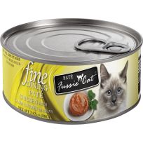Fussie Cat® Fine Dining Pate Wet Cat Food, Chicken with Lamb Entrée, 720-080-15, 2.82 OZ Can