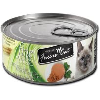 Fussie Cat® Fine Dining Mousse Wet Cat Food, Chicken with Pumpkin Entrée, 720-092-15, 2.47 OZ Can