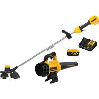 DEWALT Cordless String Trimmer & Brushless Cordless Blower Multi-Tool Kit, 20V MAX, DCKO975M1