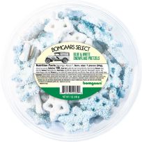 BOMGAARS SELECT Blue & White Snowflake Pretzel, 54039, 7 OZ