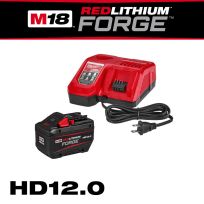 Milwaukee Tool M18™ REDLITHIUM™ FORGE™ HD12.0 Starter Kit, 48-59-1813GB