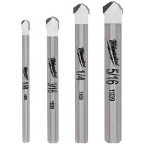Milwaukee Tool Granite and Stone Bit Set, 4-Piece, 48-20-8998