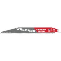 Milwaukee Tool 6 TPI WRECKER™ with Carbide Teeth SAWZALL® Blade for Multi-Material, 48-00-5242, 9 IN