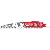 Milwaukee Tool 3 TPI AX™ with Carbide Teeth SAWZALL® Blade for Pruning, 48-00-5231, 6 IN