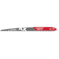Milwaukee Tool 3 TPI AX™ with Carbide Teeth SAWZALL® Blade for Pruning, 48-00-5233, 12 IN