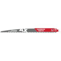 Milwaukee Tool 3 TPI AX™ with Carbide Teeth SAWZALL® Blade for Pruning, 3-Pack, 48-00-5333, 12 IN