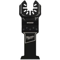 Milwaukee Tool High Carbon Steel Wood Universal Fit Oscillating Multi-Tool Blade, 3-Pack, 49-25-1103, 1-3/8 IN