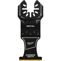 Milwaukee Tool Carbide Teeth Metal Universal Fit Oscillating Multi-Tool Blade, 49-25-1501, 1-3/8 IN