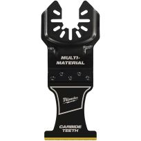 Milwaukee Tool Carbide Teeth Multi-Material Universal Fit Oscillating Multi-Tool Blade, 49-25-1521, 1-3/8 IN