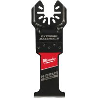 Milwaukee Tool NITRUS CARBIDE™ Extreme Materials Universal Fit Oscillating Multi-Tool Blade, 49-25-1571, 1-3/8 IN