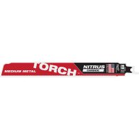 Milwaukee Tool 10 TPI TORCH™ with NITRUS CARBIDE™ Teeth SAWZALL® Blade for Conduit and Strut, 48-00-6252, 9 IN