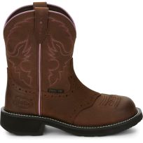 Justin Women's Wanette 8 IN Steel Toe Waterpoof Work Boot