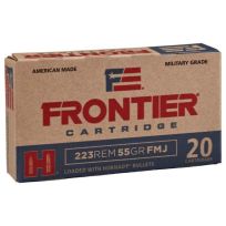 Hornady® Frontier® Cartridge, .223 Remington, FMJ, 55 Grain, 20-Rounds, FR100