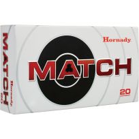 Hornady® MATCH™, 6mm ARC, 108 Grain, ELD® Match, 20-Rounds, 81608