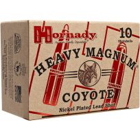 Hornady® Heavy Magnum Coyote, 12 Gauge, 3", Nickel-plated BB Lead Shot, 10-Rounds, 86222