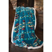 Carstens Plush Sherpa Throw Blanket, JP528, 54 IN x 68 IN
